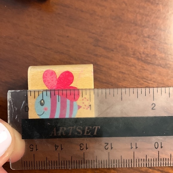 Teen tween girl wood mounted rubber stamp set collection - Picture 3 of 6